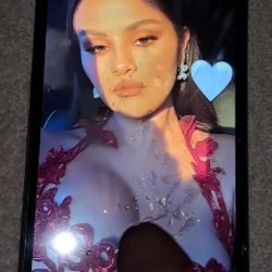 Slow-motion explosive cumshot over Selena Gomez massive tits #csYxx6pT