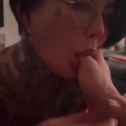 Tattooed british slut loves to suck #emynIRPj