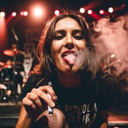 Punk rock metal goth girls smoke ai Katarina Economou Escuela grind #fyREZ23S
