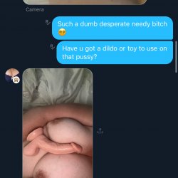 DUMB DESPERATE NEEDY Euro Kik whore trying to get my attention with her wet pussy & tits 🇪🇺😵‍💫 #NJRuDZv6