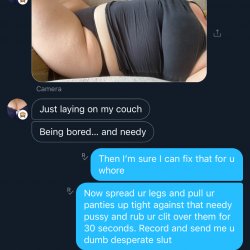 DUMB DESPERATE NEEDY Euro Kik whore trying to get my attention with her wet pussy & tits πͺπΊπ΅βπ« #PRUAUTju