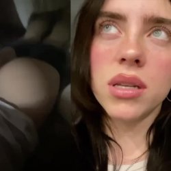 Billie Eilish & my tight little femboy ass 🥺💦😍 #dO2MIN8P
