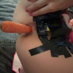 Filthy anal only piggy stuff her ass with vegetables and rolls around in the dirt #YsDiOr8a