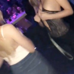 Blonde flashing her tits at the club #s0fRIjyN