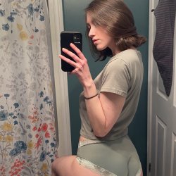 Hot Brunette with a BIG ASS! Sexy College Babe with pierced nipples shows it all! #kShOrNuM