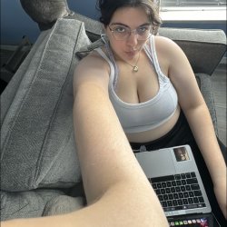 Overweight goth teen loves the attention #53uqDLeJ