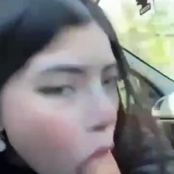 Which chick sucks dick in the passenger seat in car #abbIvVgx