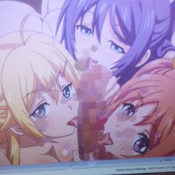 Cum Tribute - Mankitsu Happening waifus #FqGu0b8c